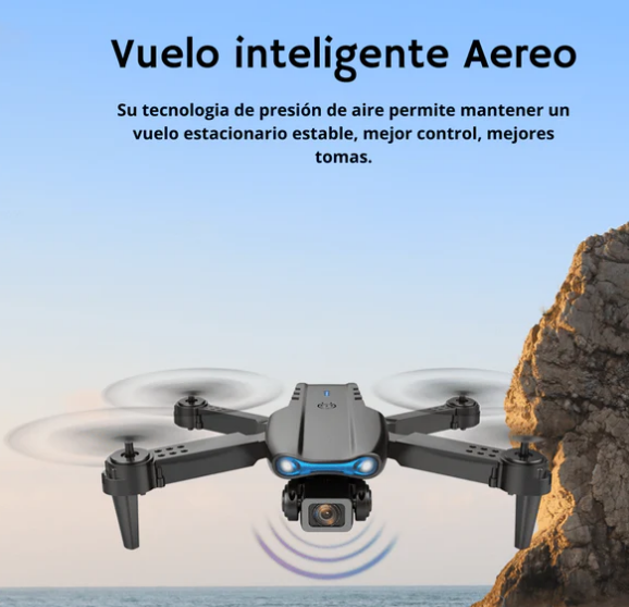 DRON CON DOBLE CAMARA Y MALETIN IP14