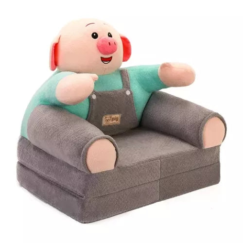 SOFA CAMA DE PELUCHE PARA NIÑOS